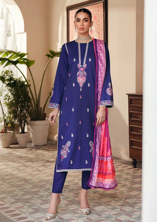 Raj Bari Essential Premium Embroidered 3-Piece Lawn | 4