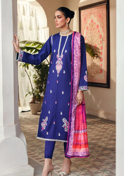 Raj Bari Essential Premium Embroidered 3-Piece Lawn | 4