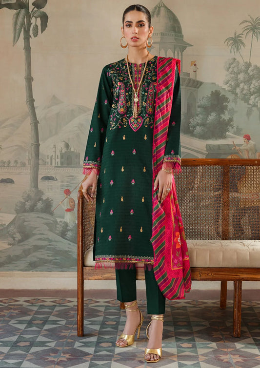 Raj Bari Essential Premium Embroidered 3-Piece Lawn | 6