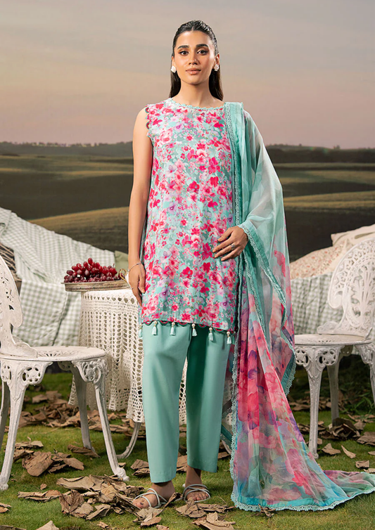Maria B. MBasic Fall 2025 Collection – 3 Piece Unstitched Suit | 10A