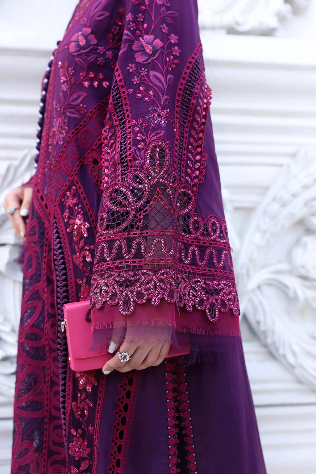 Maria B Luxury Lawn Eid Vol-26 Unstitched Collection 2026 | D14 - Mirha Fashion