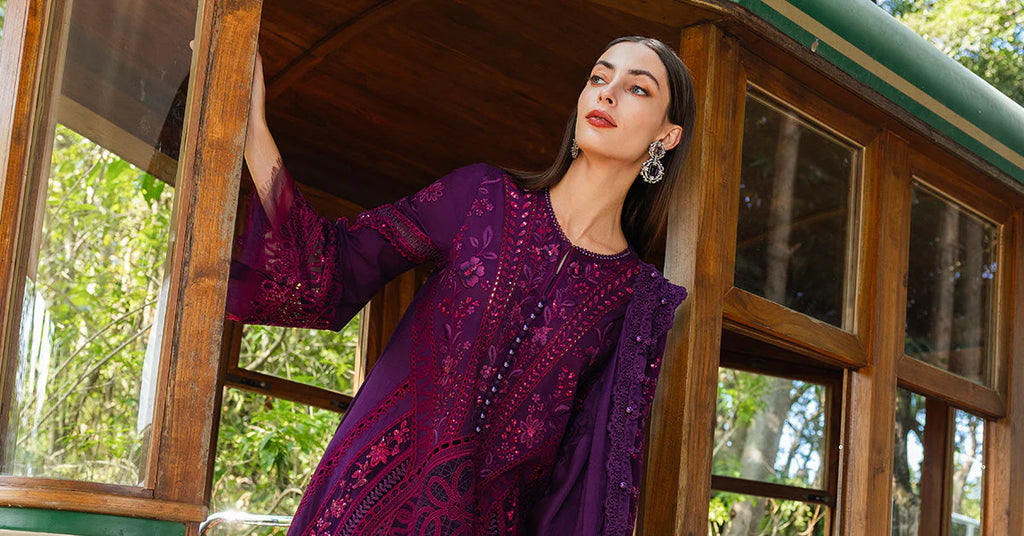 Maria B Luxury Lawn Eid Vol-26 Unstitched Collection 2026 | D14 - Mirha Fashion