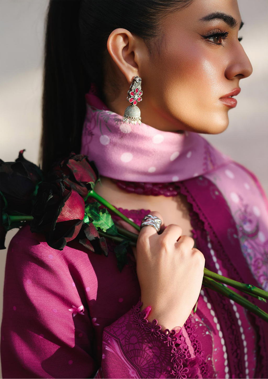 Qalamkar Qprints Winter 3PCS Unstitched Collection 2025 QW 01 B | Joris - Mirha Fashion