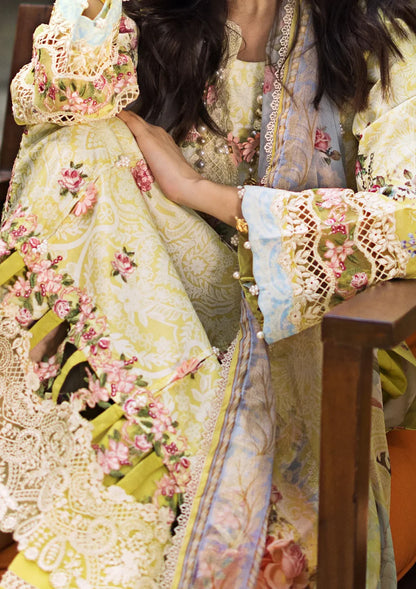 Elaf Signature Embroidered Lawn Collection | ESL-02A PIXIE DUST - Mirha Fashion