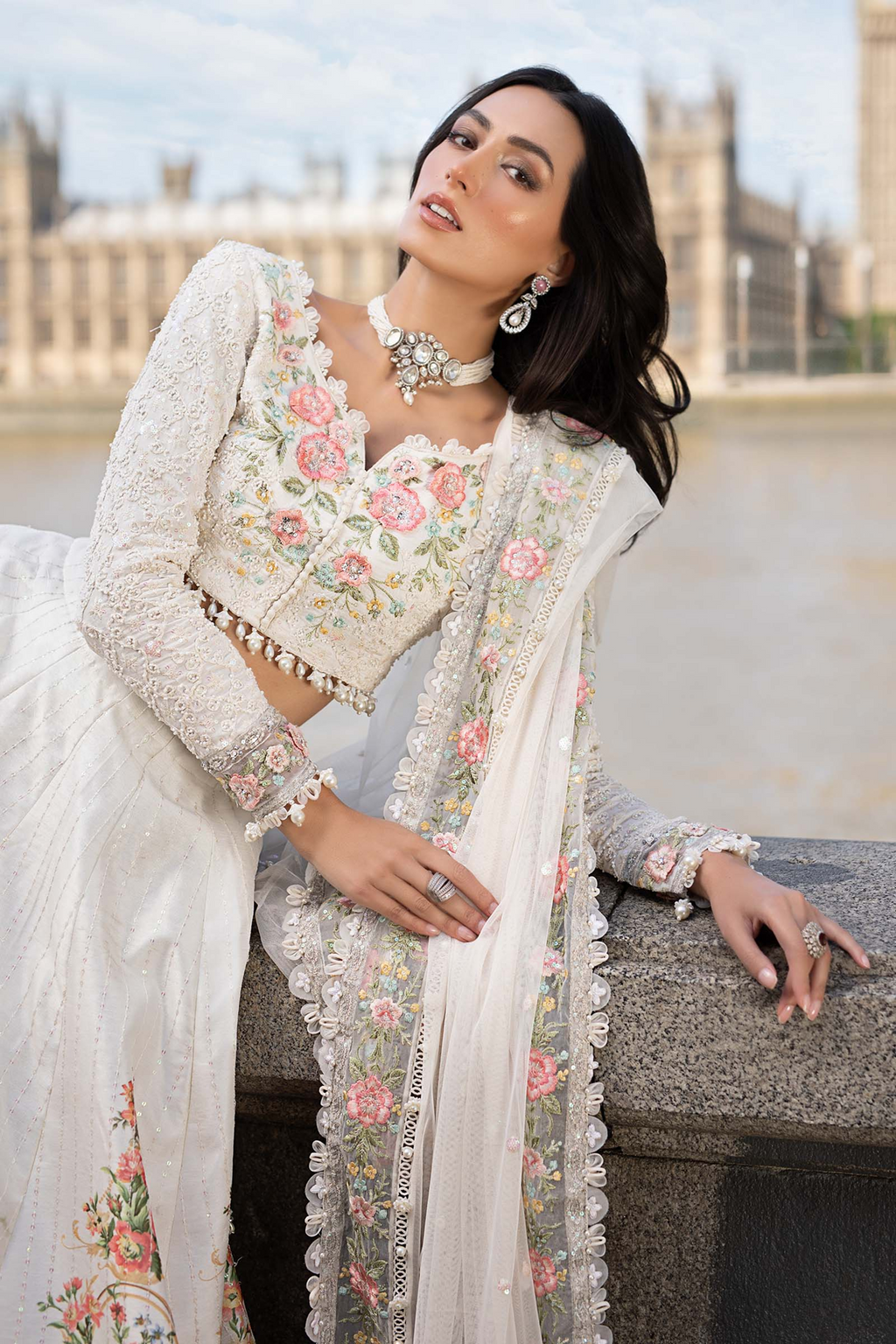 Maria B Soiree 3PCS Unstitched Formals V-01 2025 | D2