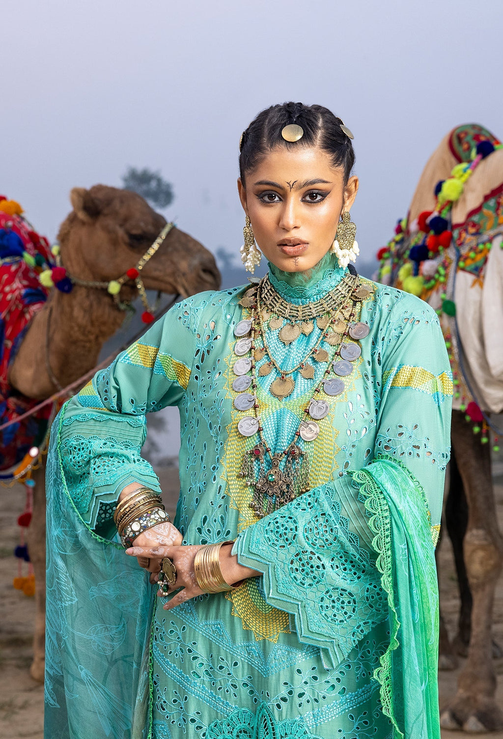 Adan Libaas Lawn By Hafsa Zia ADL101 -5529 - Mirha Fashion