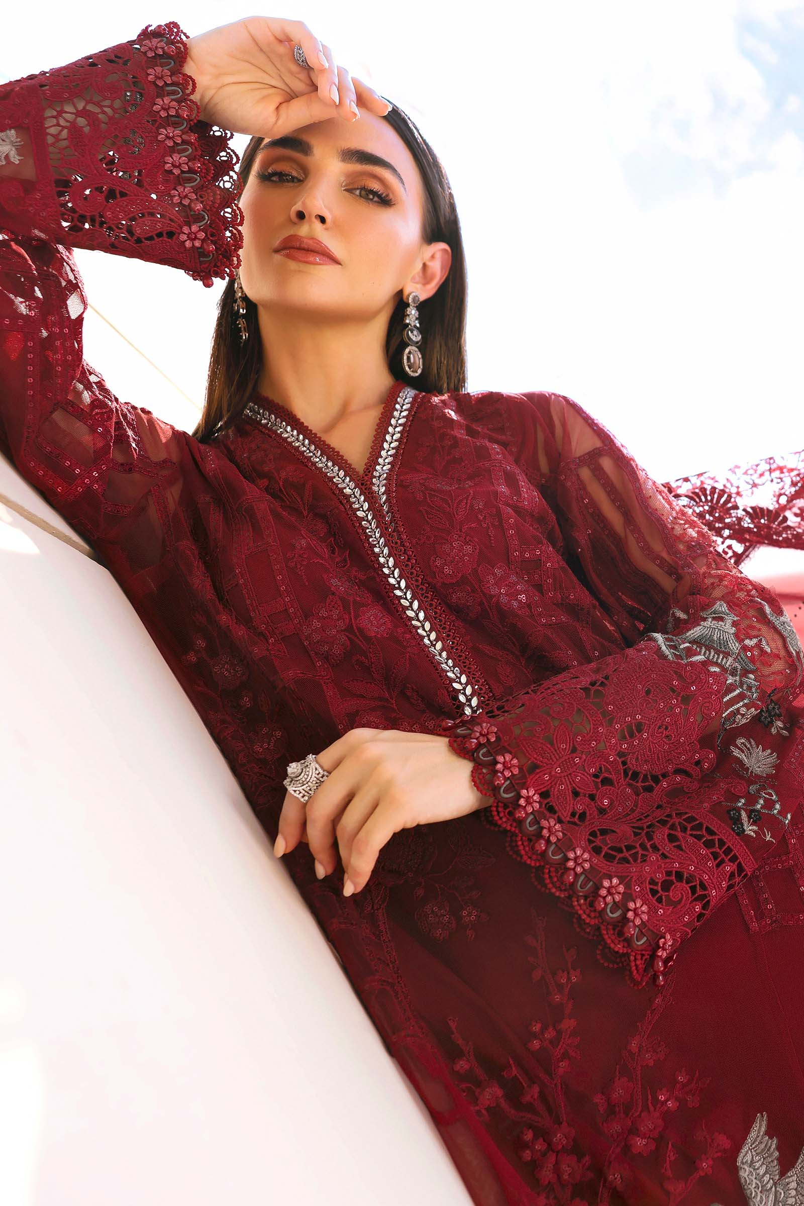 Maria B Luxury Lawn 3PCS Unstitched Collection 2026 | 7A - Mirha Fashion