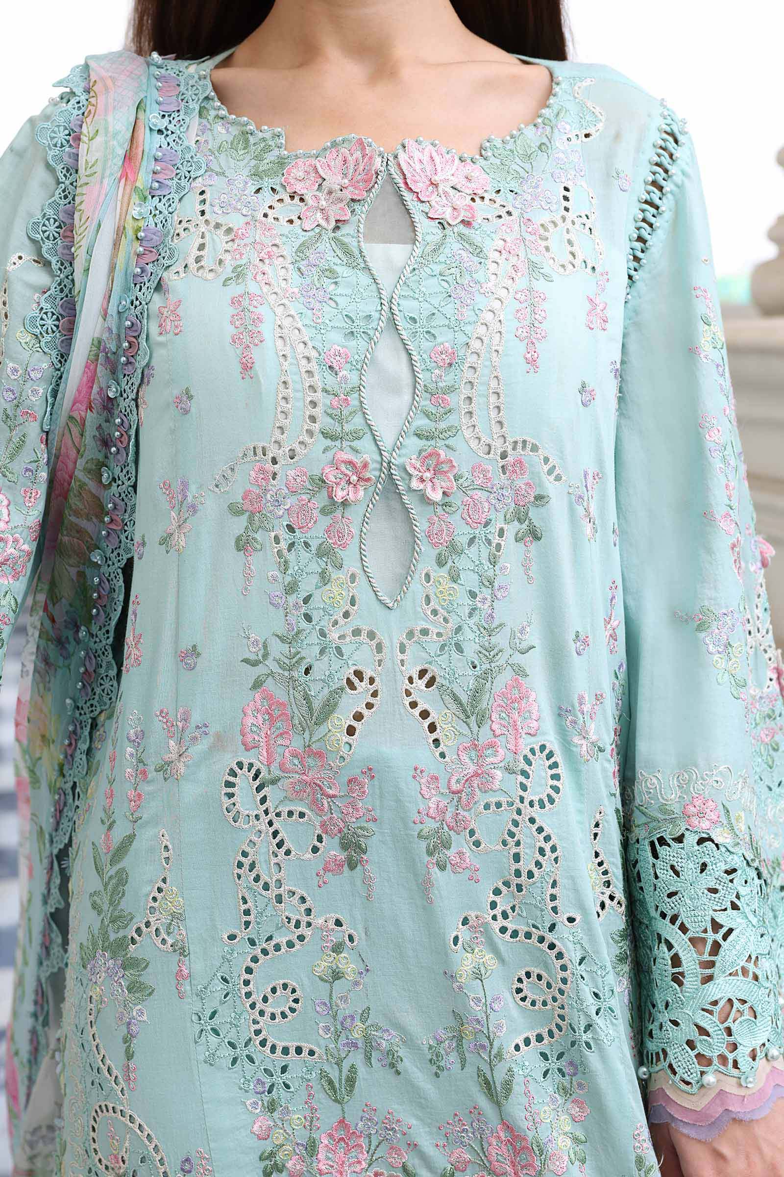 Maria B Luxury Lawn Eid Vol-26 Unstitched Collection 2026 | D15 - Mirha Fashion