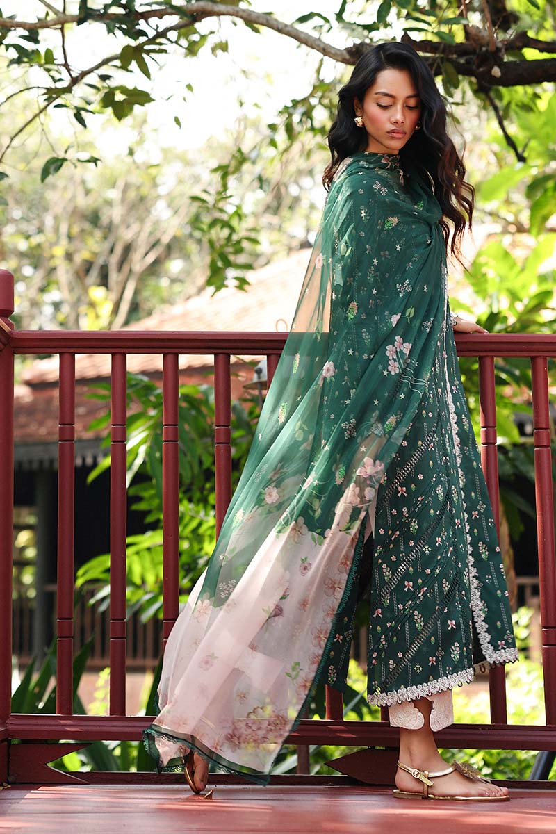 Qalamkar Qprints 3PCS Unstitched Lawn Collection 2026 | AX # 09 (B) GREER