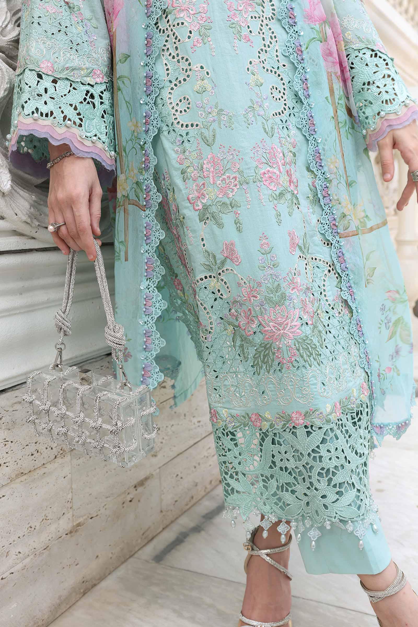 Maria B Luxury Lawn Eid Vol-26 Unstitched Collection 2026 | D15 - Mirha Fashion