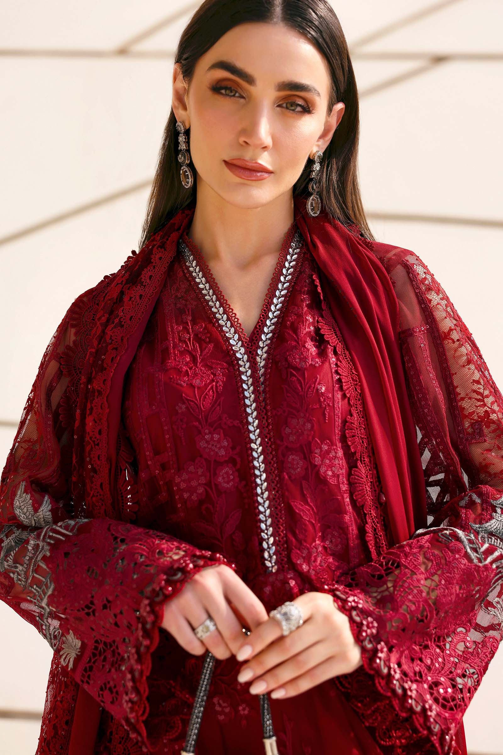 Maria B Luxury Lawn 3PCS Unstitched Collection 2026 | 7A - Mirha Fashion