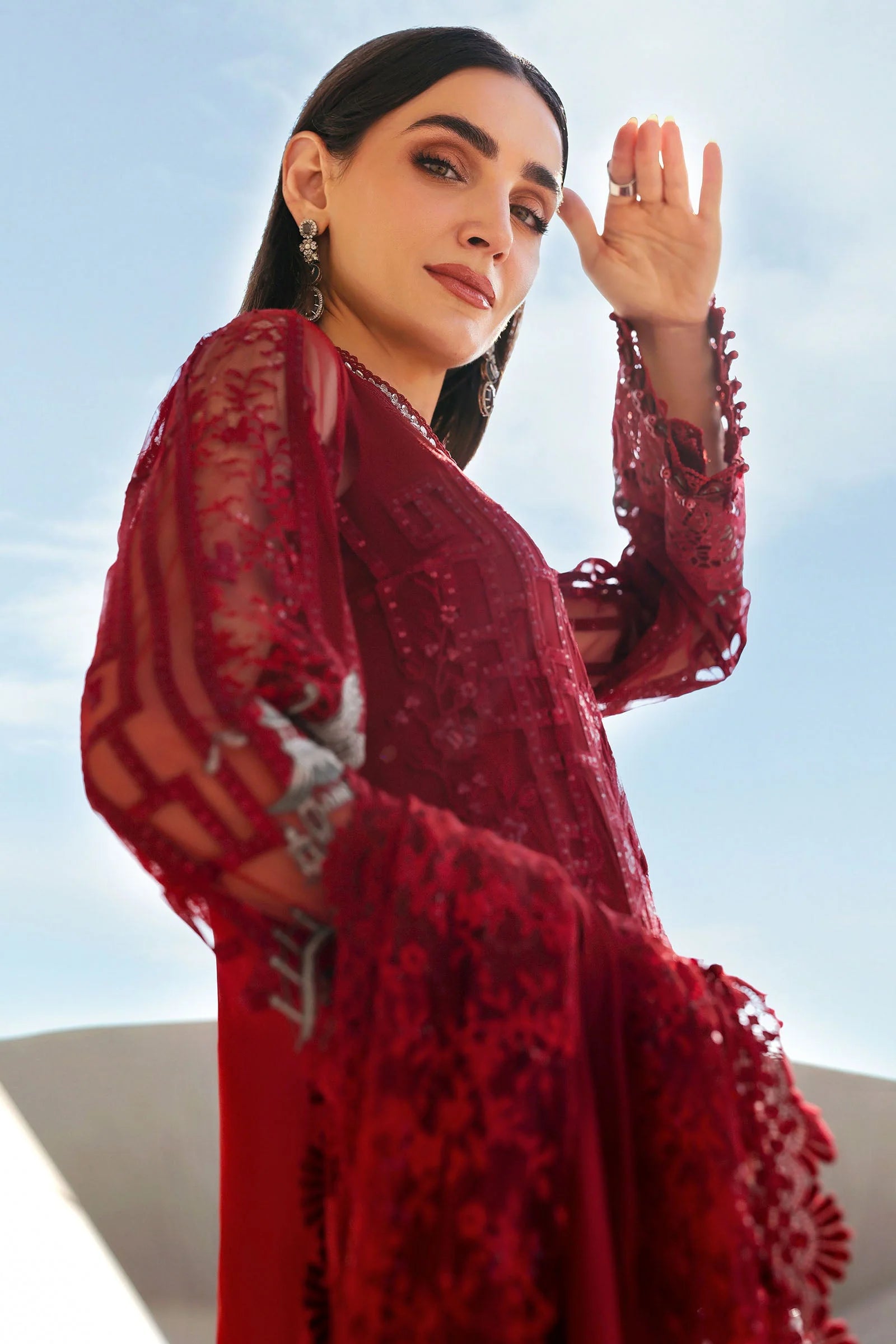 Maria B Luxury Lawn 3PCS Unstitched Collection 2026 | 7A - Mirha Fashion