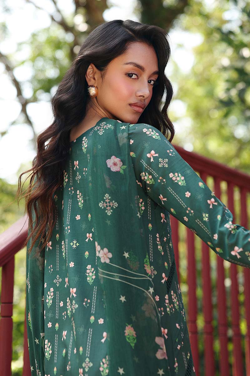 Qalamkar Qprints 3PCS Unstitched Lawn Collection 2026 | AX # 09 (B) GREER