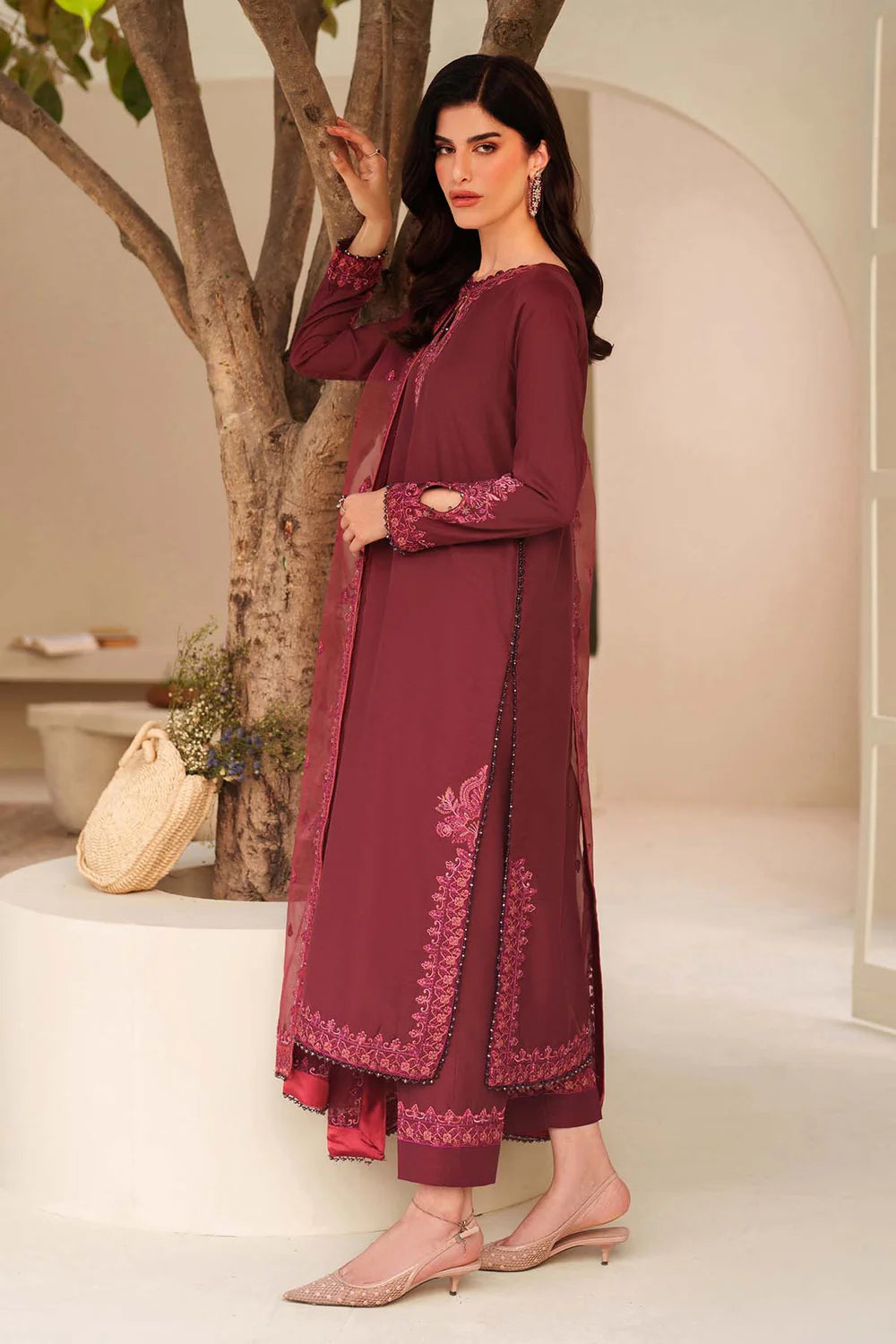Zarif Exclusive Tabeer the Silk Edit Unstitched Collection 2026 | 01 MALIKA - Mirha Fashion