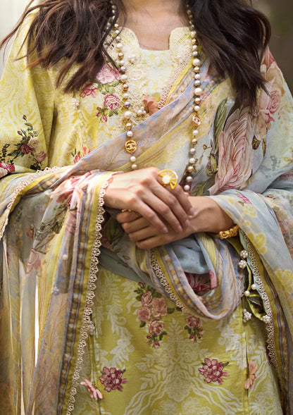 Elaf Signature Embroidered Lawn Collection | ESL-02A PIXIE DUST - Mirha Fashion