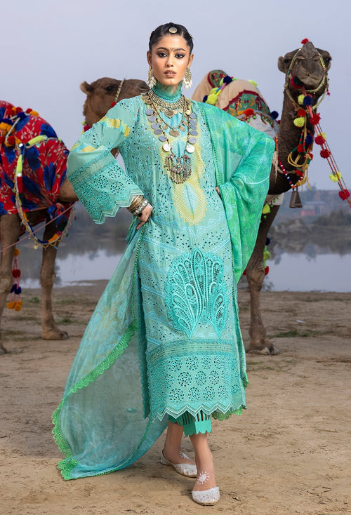 Adan Libaas Lawn By Hafsa Zia ADL101 -5529 - Mirha Fashion