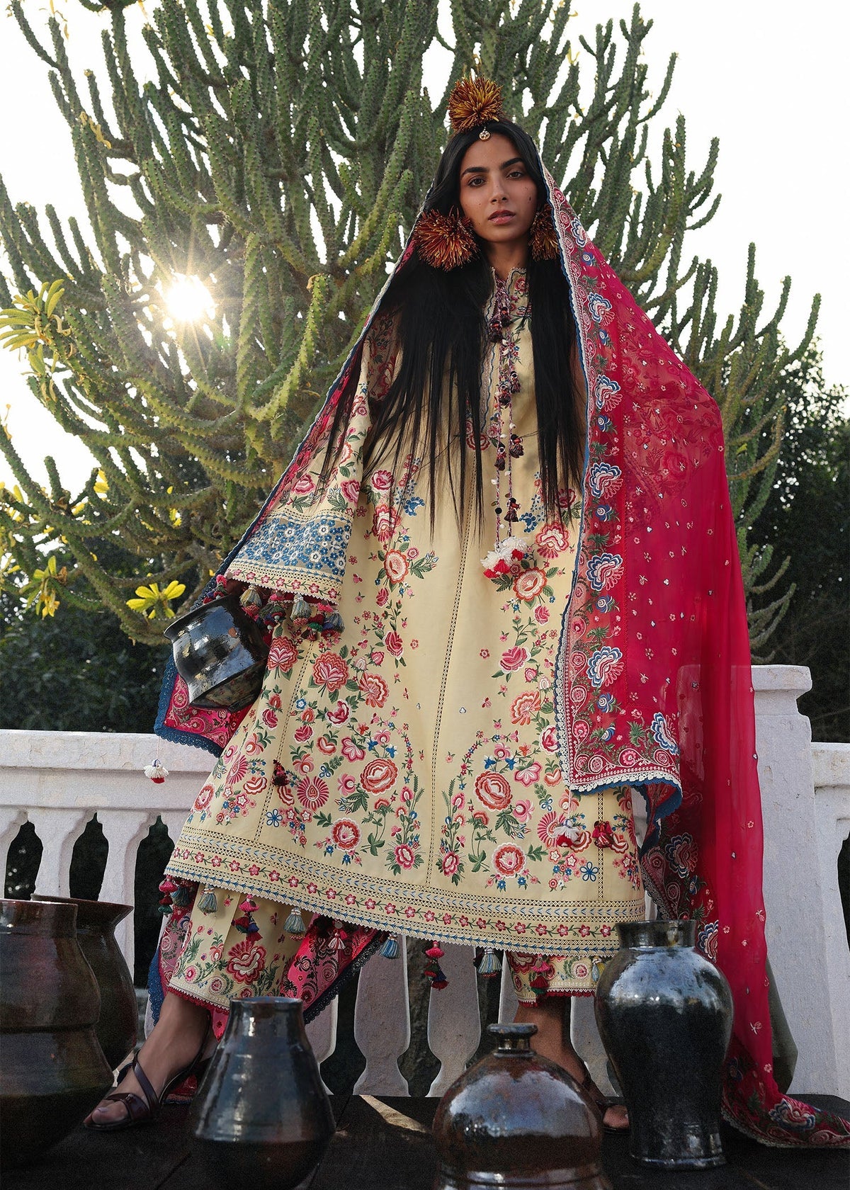 Hussain Rehar Kalabagh Luxury Lawn Unstitched Collection 2026 | D#1242 ZUBDHA - Mirha Fashion