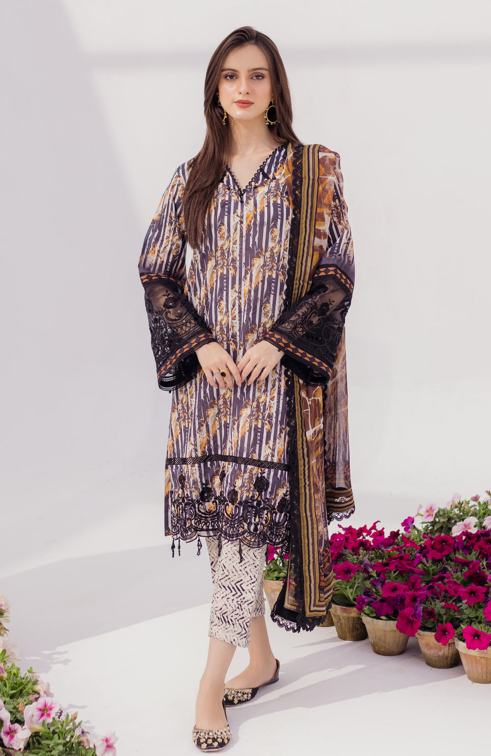 AL Zohaib Sunshine Bloom Printkari Lawn Collection 2024 | 12