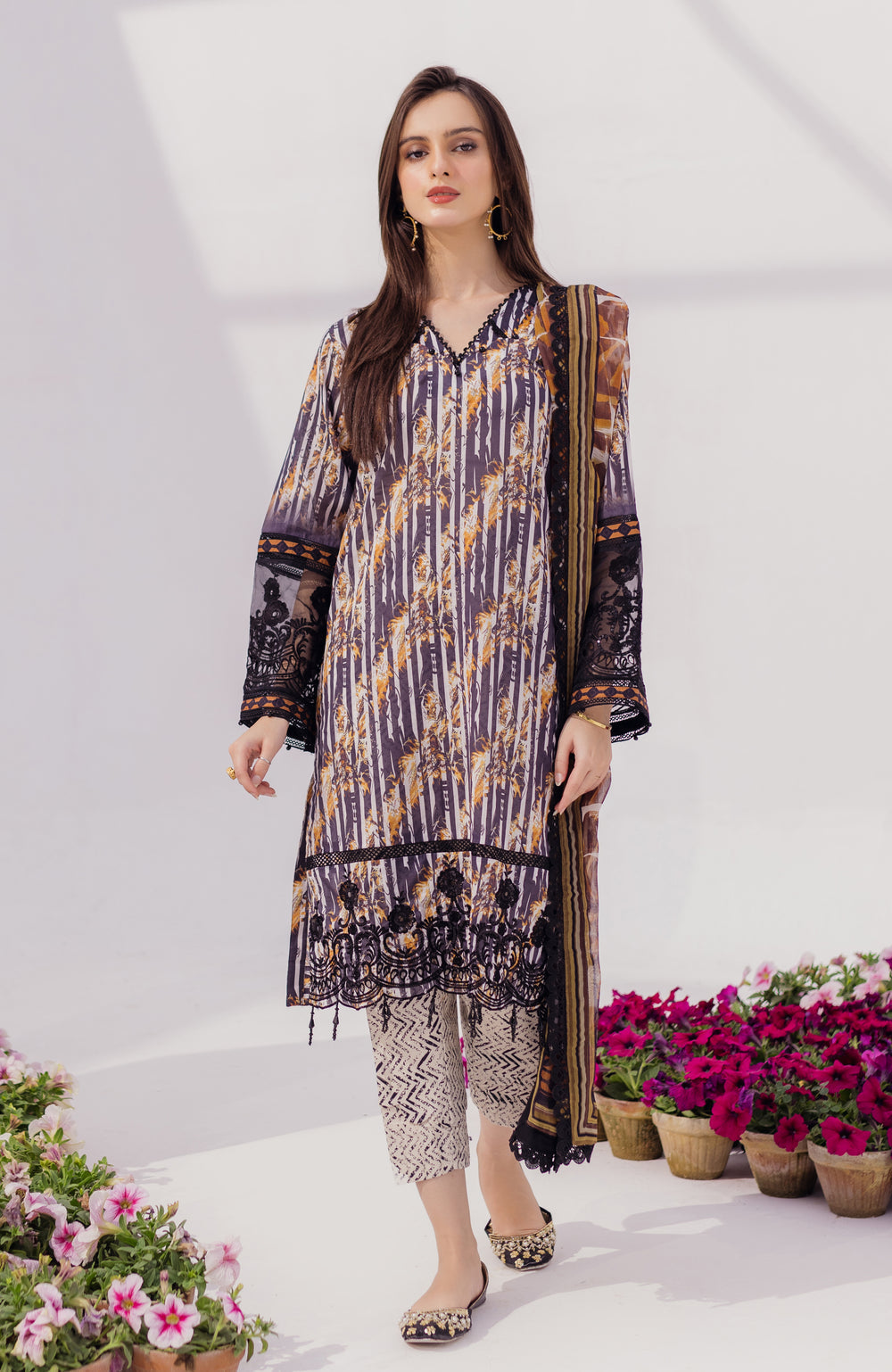 AL Zohaib Sunshine Bloom Printkari Lawn Collection 2024 | 12
