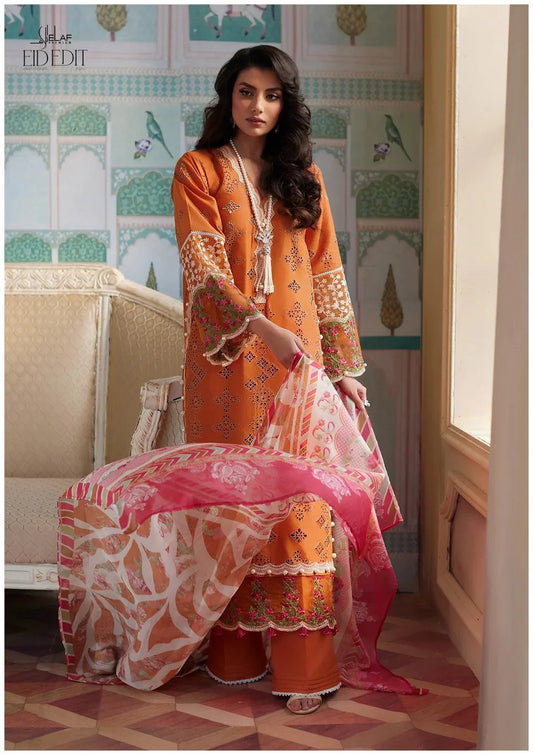 Elaf Premium Luxury Lawn Collection 2024 | Elnaz