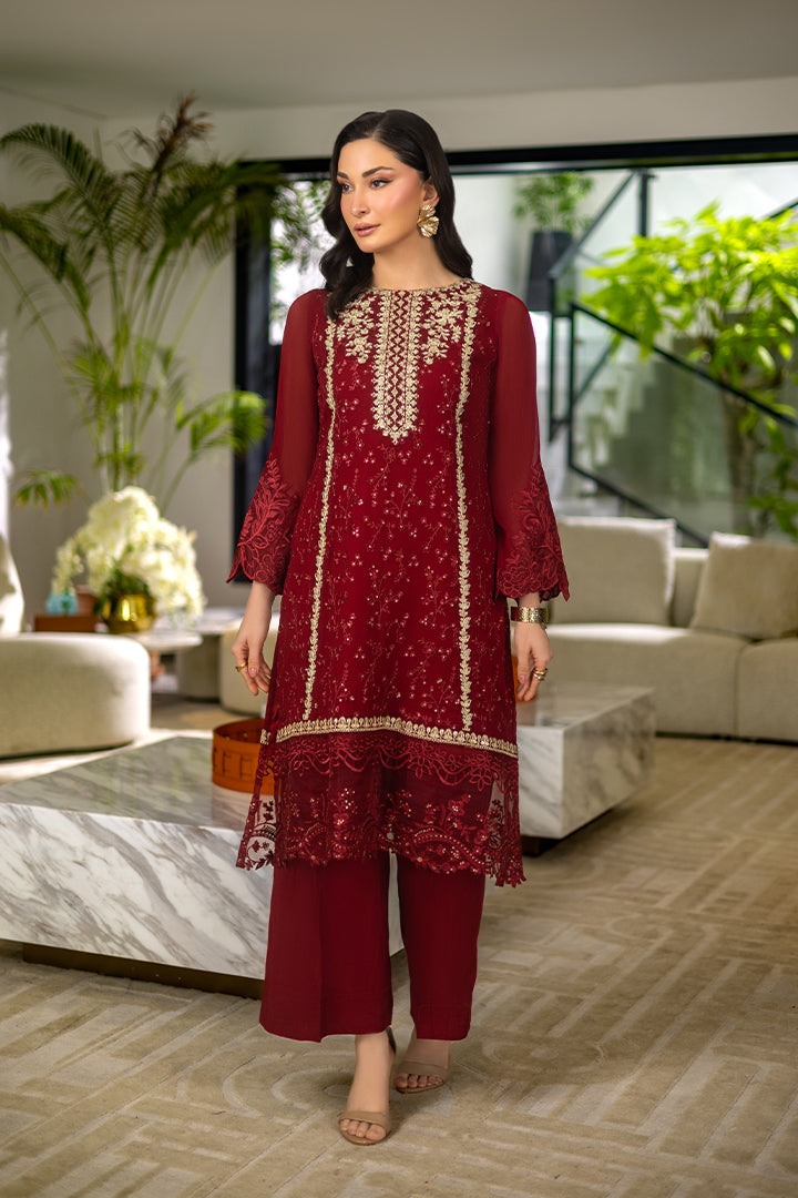 Manahil Lakhani Luminara Unstitched Chiffon Collection |Royale