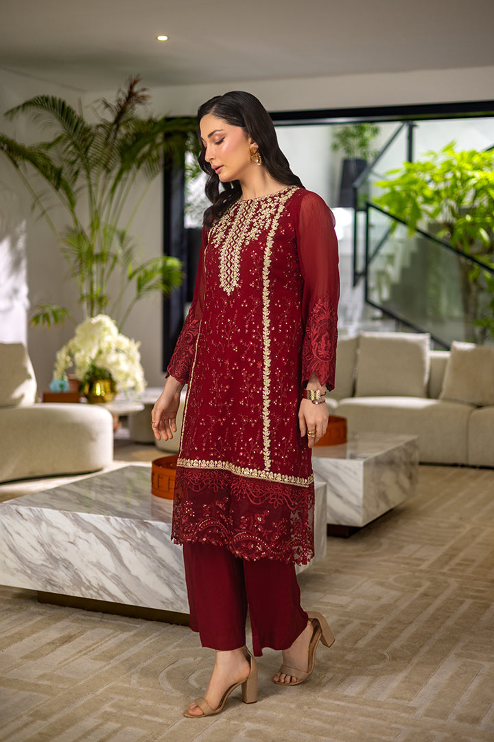 Manahil Lakhani Luminara Unstitched Chiffon Collection |Royale