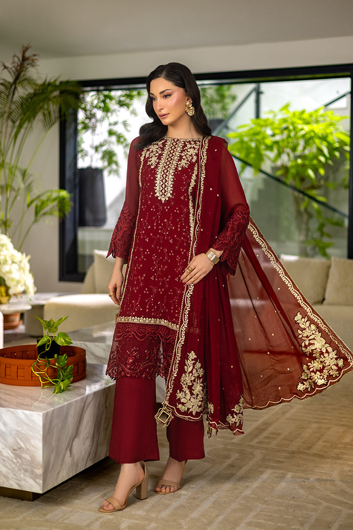 Manahil Lakhani Luminara Unstitched Chiffon Collection |Royale