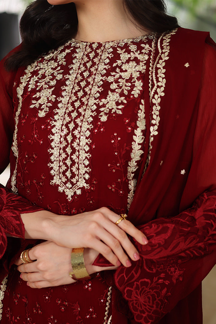 Manahil Lakhani Luminara Unstitched Chiffon Collection |Royale