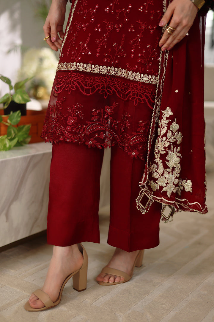 Manahil Lakhani Luminara Unstitched Chiffon Collection |Royale