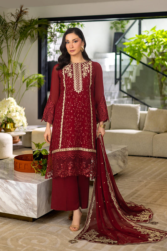Manahil Lakhani Luminara Unstitched Chiffon Collection |Royale
