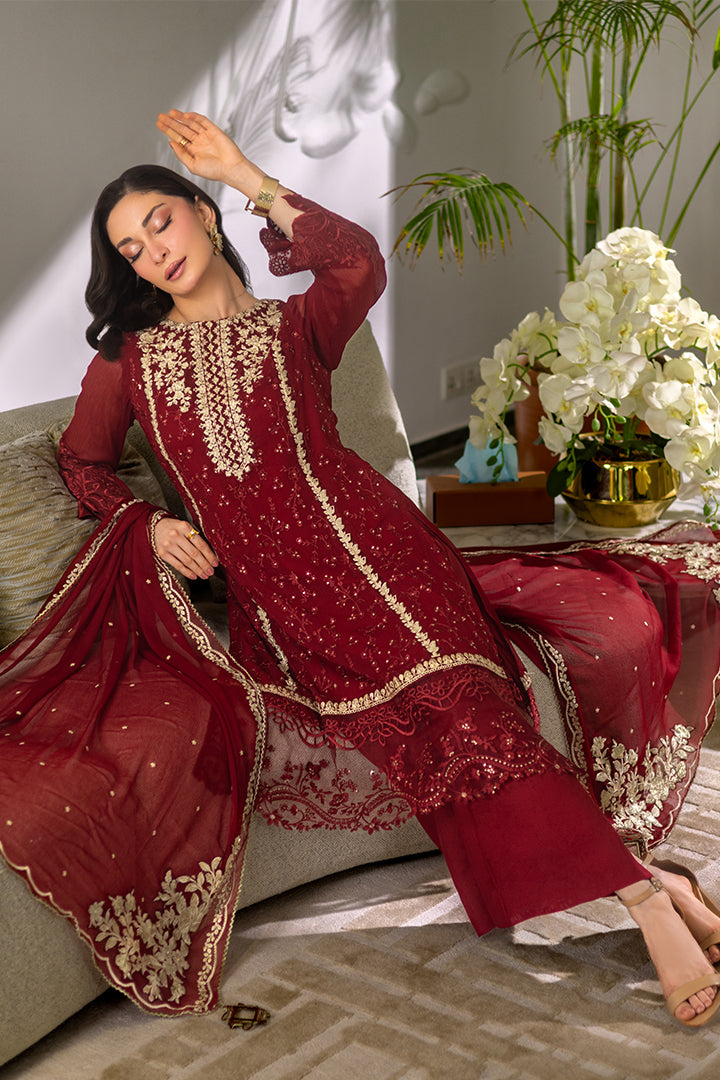 Manahil Lakhani Luminara Unstitched Chiffon Collection |Royale