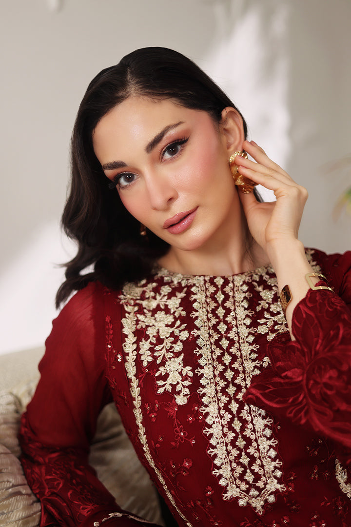 Manahil Lakhani Luminara Unstitched Chiffon Collection |Royale