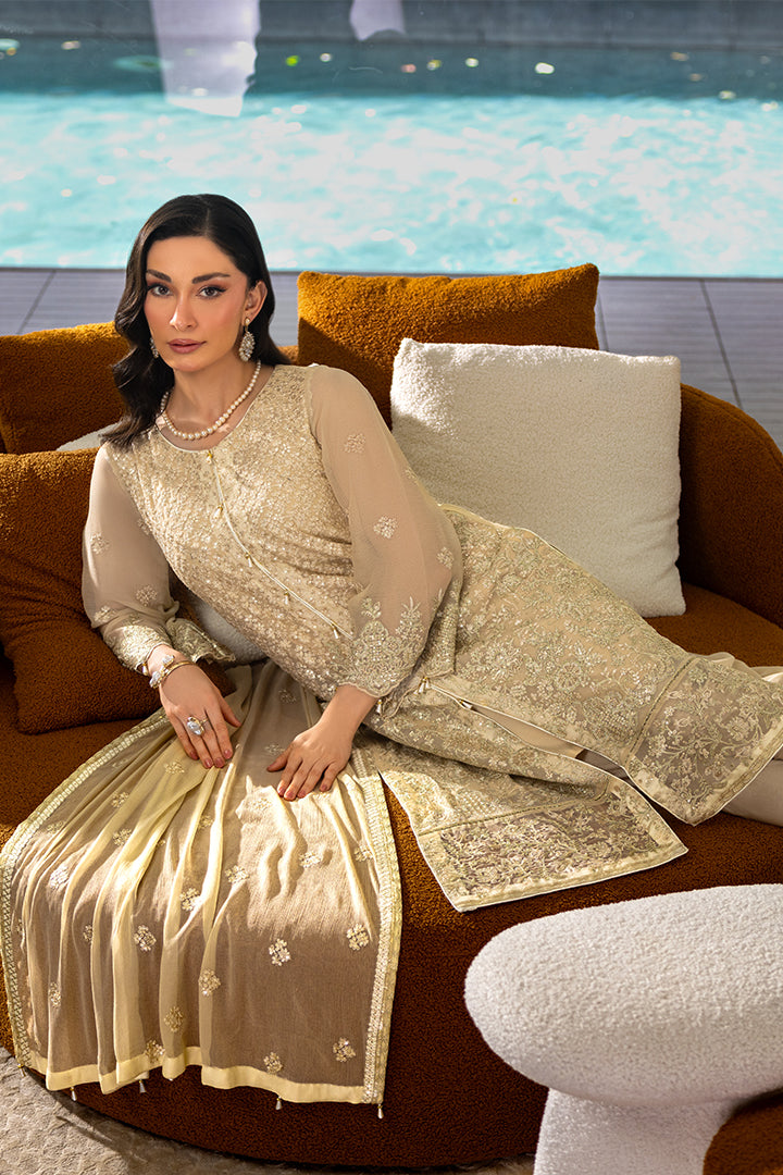 Manahil Lakhani Luminara Unstitched Chiffon Collection |Lumee