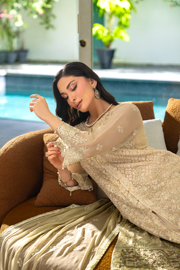Manahil Lakhani Luminara Unstitched Chiffon Collection |Lumee