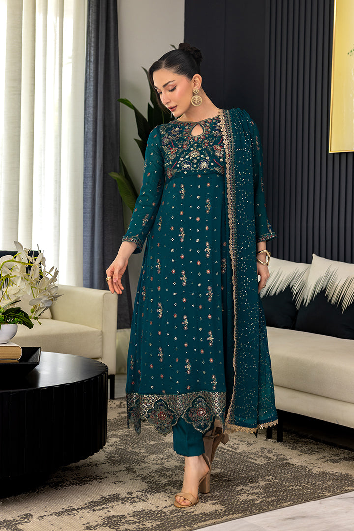 Manahil Lakhani Luminara Unstitched Chiffon Collection |Esmara