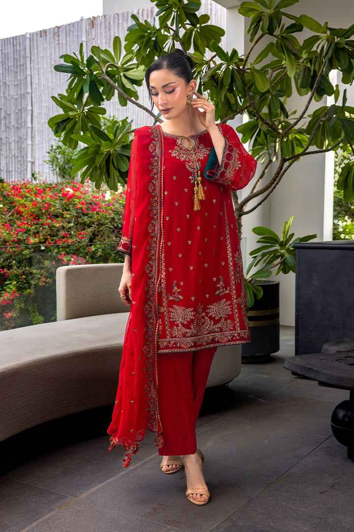 Manahil Lakhani Luminara Unstitched Chiffon Collection |Amore