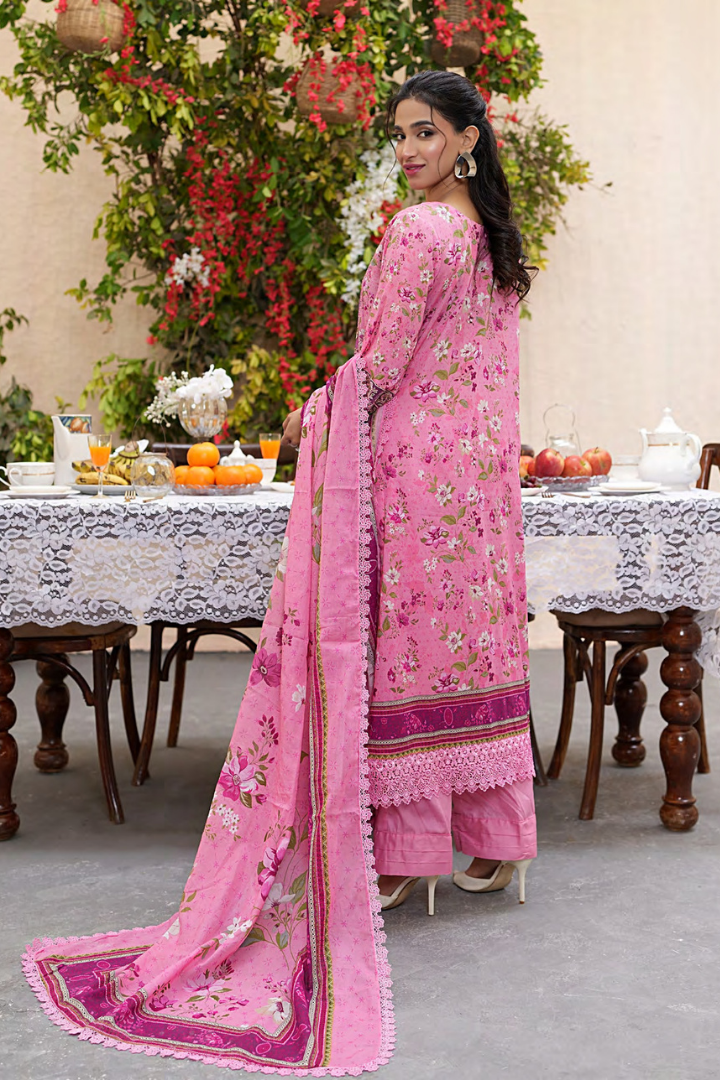 Shaanse Khuwab Vol-2 Ready To Wear Emb Cotton Collection 2026 | Pink - Mirha Fashion