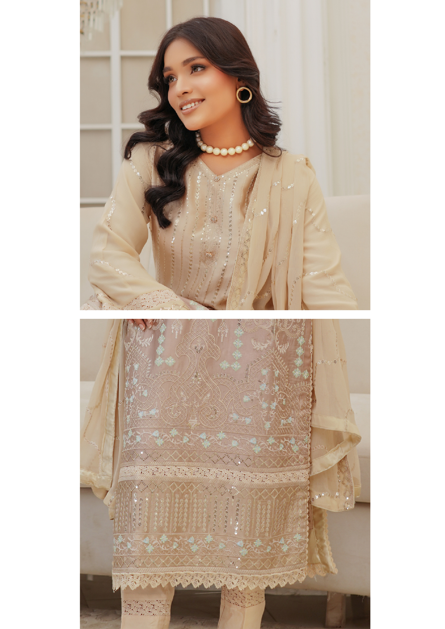 Agha Noor Silk Ready to Wear Collection Nov-2025 | Fawn