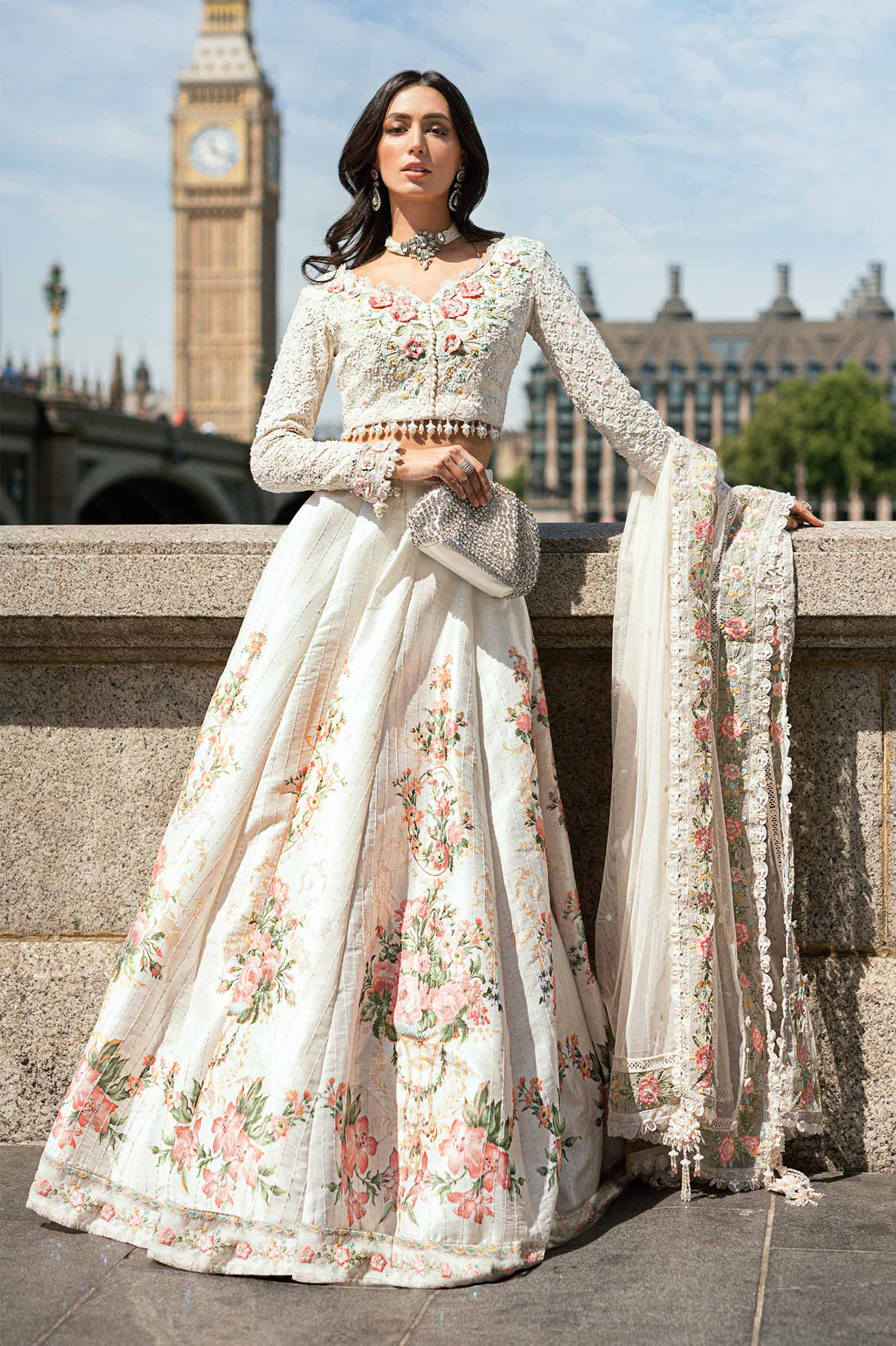 Maria B Soiree 3PCS Unstitched Formals V-01 2025 | D2
