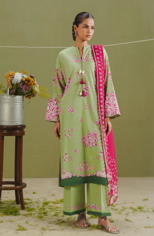 Coco By Zara Shahjahan Prints Drop-one Unstitched Collection 2026 | 2-B RIYA - Mirha Fashion