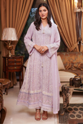 Aghanoor Afsanaay Chiffon Gown 3PCS Ready to Wear Collection | Lavender