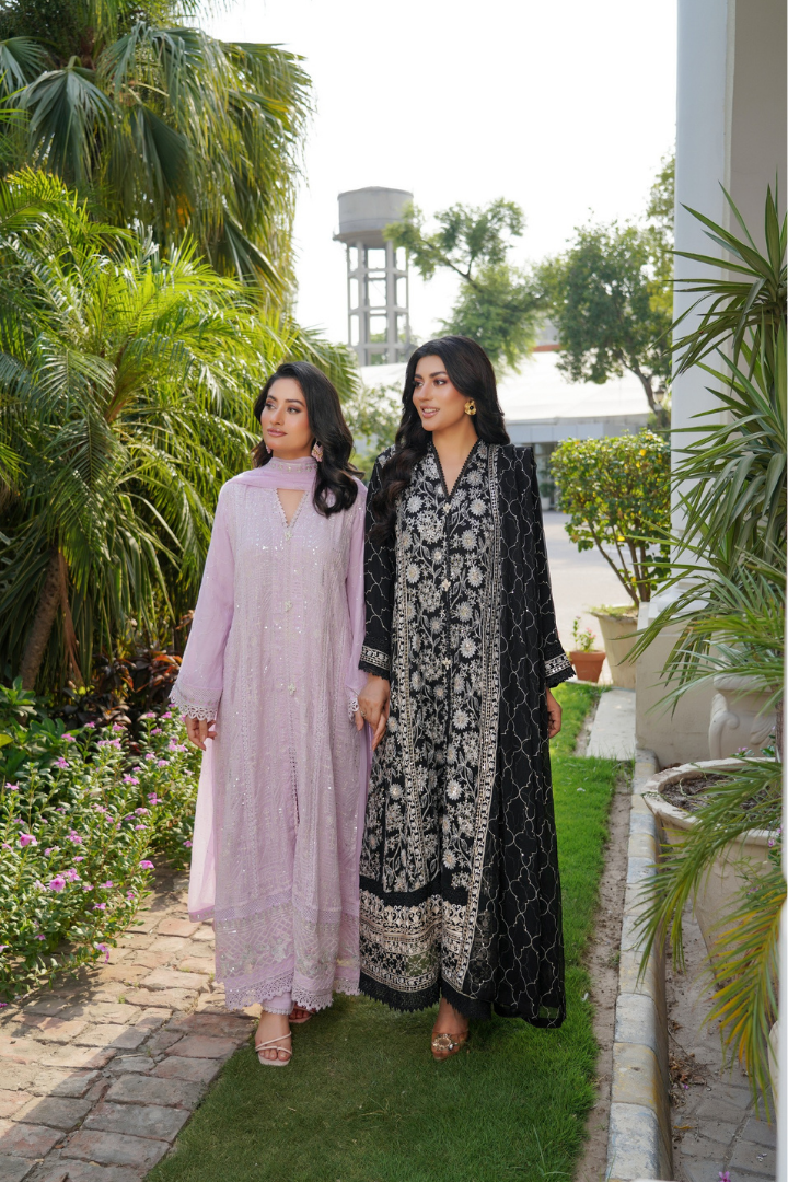 Agha Noor Luxury Gowns Afsanay Ready to Wear Collection | Black