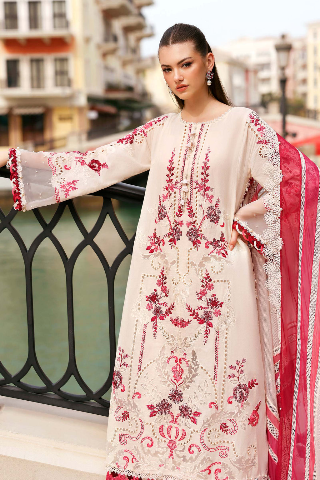Maria B Luxury Lawn 3PCS Unstitched Collection 2026 | 9A - Mirha Fashion