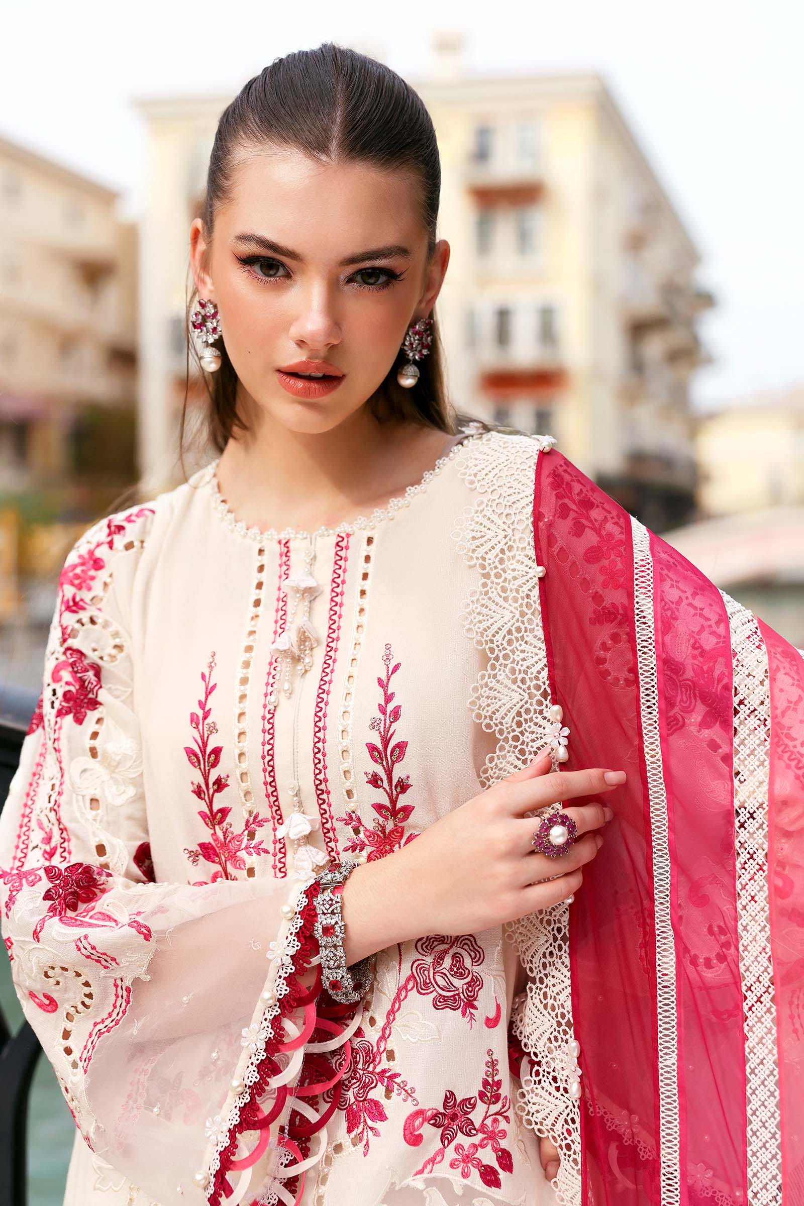 Maria B Luxury Lawn 3PCS Unstitched Collection 2026 | 9A - Mirha Fashion
