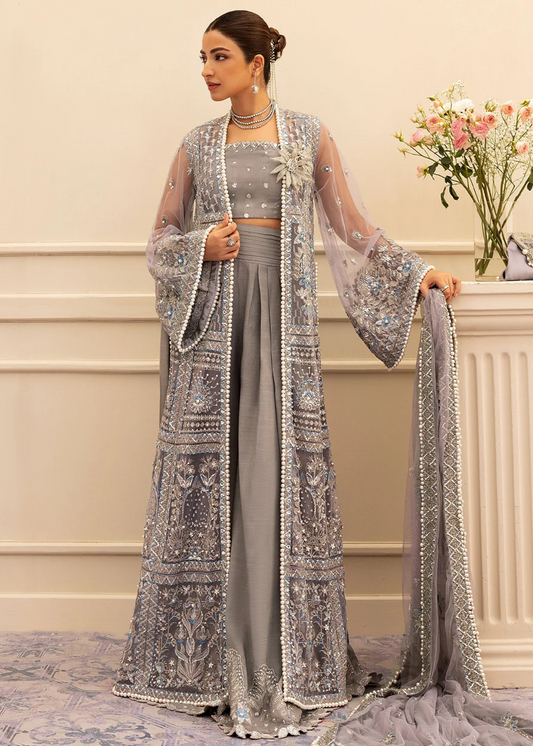 Sadaf Fawad Khan Siraa Festive 3 PCS Unstitched | OVERCAST WHISPER