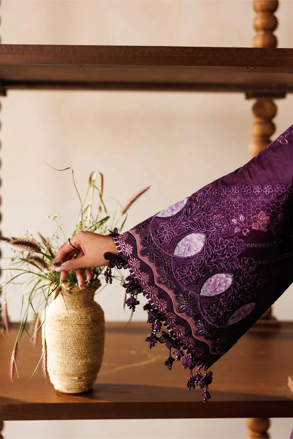 Baroque Eid Luxury Lawn Unstitched Collection 2026 | EL26-D02 - Mirha Fashion