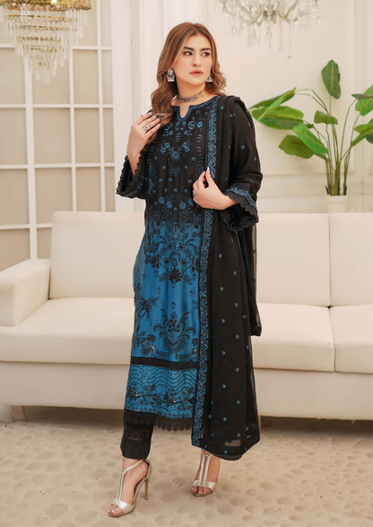 Agha Noor Silk Ready to Wear Collection Nov-2025 | Malaysian black