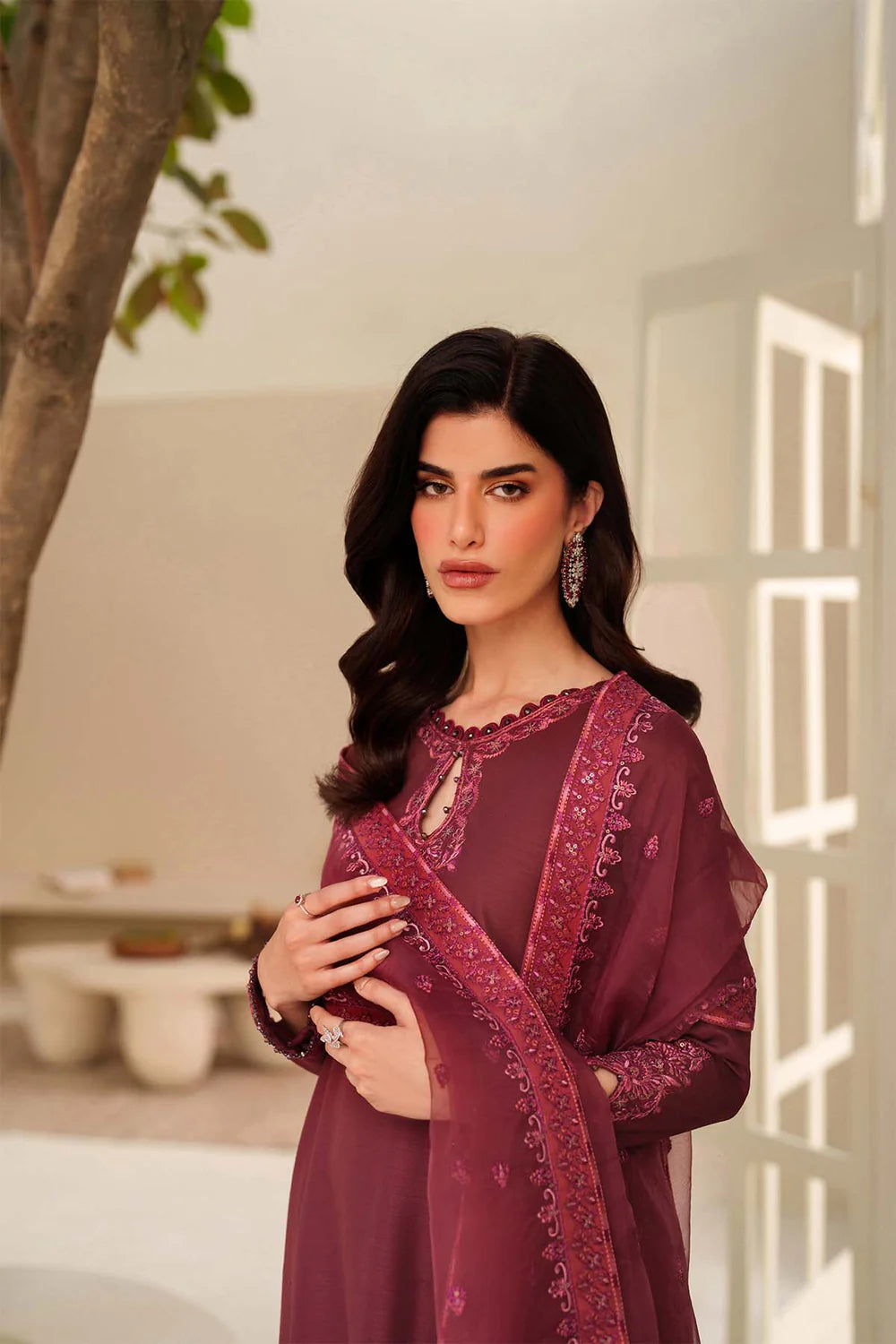 Zarif Exclusive Tabeer the Silk Edit Unstitched Collection 2026 | 01 MALIKA - Mirha Fashion