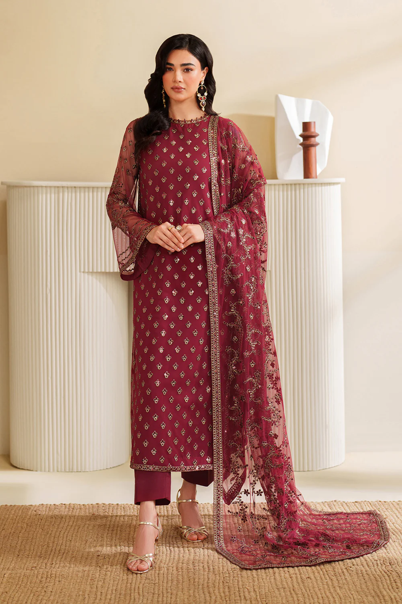 Zarif Roohi Formal Edit 3 PCS Unstitched Collection 2025 ZRF-RFE-03 | AFRAH