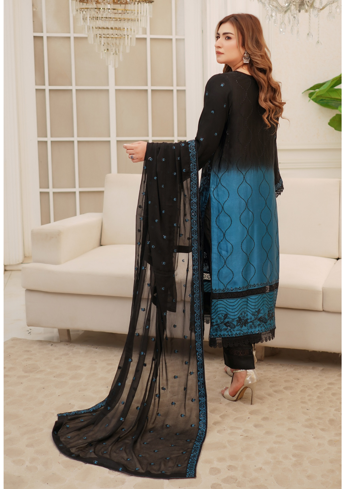 Agha Noor Silk Ready to Wear Collection Nov-2025 | Malaysian black
